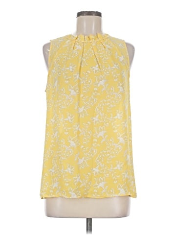 Rose + Olive Sleeveless Blouse (view 1)