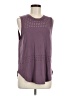 Glyder 100% Polyester Purple Sleeveless T-Shirt Size M - photo 1
