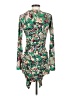A.L.C. Print Green Cocktail Dress Size S - photo 2
