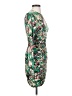 A.L.C. Print Green Cocktail Dress Size S - photo 4
