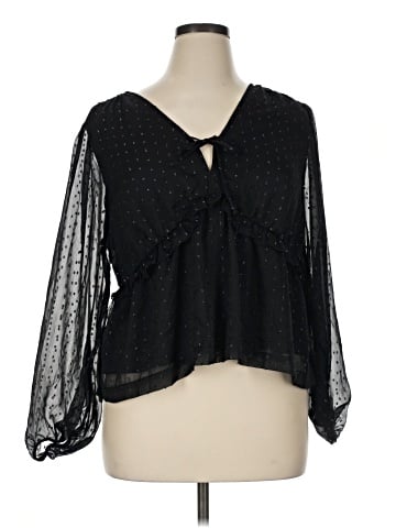 Old Navy 3/4 Sleeve Blouse (view 1)