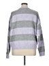 Faded Rose Stripes Gray Pullover Sweater Size XL - photo 2