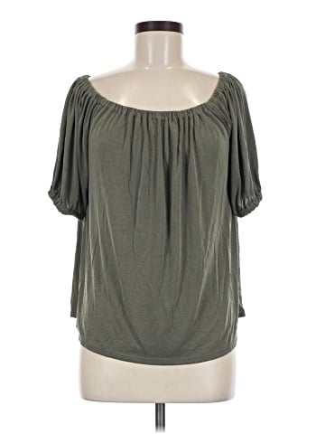 Ann Taylor LOFT 3/4 Sleeve T-Shirt (view 1)
