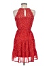 Monteau 100% Polyester Hearts Red Cocktail Dress Size XS - photo 2