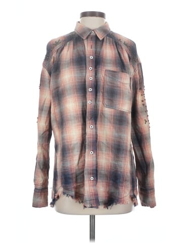 Free People Long Sleeve Button-Down Shirt (view 1)