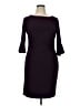 Chaps Solid Burgundy Cocktail Dress Size XL - photo 1