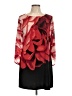 Style&Co Graphic Red Cocktail Dress Size L - photo 1