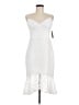Guess 100% Polyester White Cocktail Dress Size 8 - photo 1