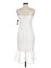 Guess 100% Polyester White Cocktail Dress Size 8 - photo 2