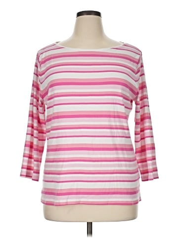 Talbots 3/4 Sleeve T-Shirt (view 1)