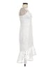 Guess 100% Polyester White Cocktail Dress Size 8 - photo 4