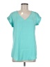 Express Teal Short Sleeve Top Size M - photo 1