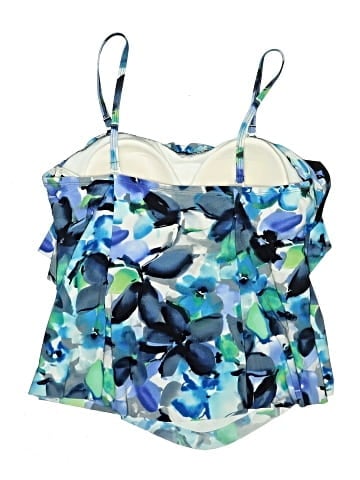 Aqua Green Swimsuit Top (view 2)