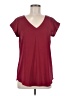 Express Burgundy Short Sleeve Top Size M - photo 1