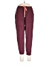 Fabletics Solid Burgundy Casual Pants Size L - photo 1