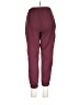 Fabletics Solid Burgundy Casual Pants Size L - photo 2