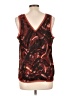 Halogen 100% Polyester Burgundy Sleeveless Blouse Size L - photo 2