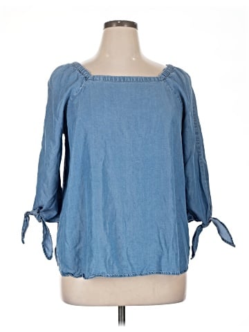 Liz Claiborne 3/4 Sleeve Blouse (view 1)
