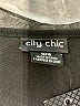 City Chic Black 3/4 Sleeve Blouse Size 18 Plus (M) - photo 7