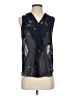 Babaton 100% Silk Blue Sleeveless Silk Top Size XS - photo 1