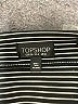 Topshop Stripes Black Casual Skirt Size 4 - photo 4
