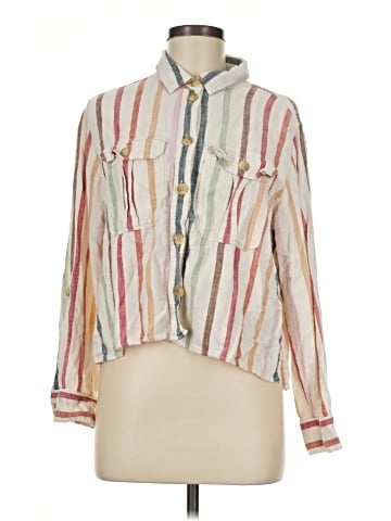 American Eagle Outfitters Long Sleeve Blouse (view 1)