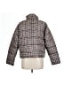 Time and Tru 100% Polyester Plaid Brown Jacket Size L - photo 2