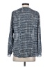 Nic + Zoe 100% Polyester Blue Long Sleeve Blouse Size S - photo 2