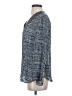 Nic + Zoe 100% Polyester Blue Long Sleeve Blouse Size S - photo 5