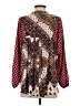 West Kei 100% Polyester Burgundy 3/4 Sleeve Blouse Size S - photo 2