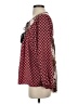 West Kei 100% Polyester Burgundy 3/4 Sleeve Blouse Size S - photo 5