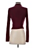 Moa Moa 100% Polyester Burgundy Long Sleeve Top Size S - photo 2