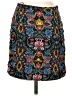Rebecca Minkoff 100% Polyester Paisley Black Casual Skirt Size 4 - photo 1