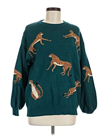 She + Sky Pullover Sweater (view 1)