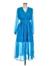 Steve Madden 100% Polyester Blue Casual Dress Size M - photo 1