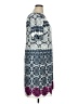 Eliza J Print Blue Casual Dress Size 14 - photo 4