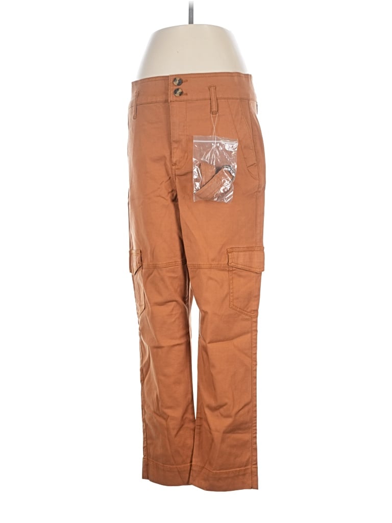 Pre-owned Cabi Cargo Pants In Brown