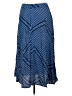 Gap 100% Rayon Polka Dots Blue Casual Skirt Size 10 (tall) - photo 2