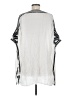 Neiman Marcus 100% Viscose Silver Short Sleeve Blouse Size M - photo 2