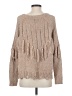 Romeo & Juliet Couture 100% Polyester Tan Pullover Sweater Size S - photo 2