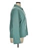 Sag Harbor 100% Polyester Teal Long Sleeve Blouse Size 16 - photo 4