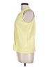 Talbots 100% Cotton Yellow Sleeveless Blouse Size Lg Petite - photo 5