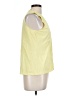 Talbots 100% Cotton Yellow Sleeveless Blouse Size Lg Petite - photo 4