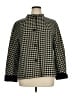 Talbots Houndstooth Black Wool Coat Size XL - photo 1