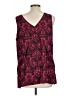 CAbi 100% Polyester Red Sleeveless Top Size L - photo 2
