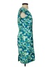Calvin Klein Print Blue Casual Dress Size 4 - photo 4
