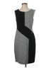 Connected Apparel Color Block Gray Cocktail Dress Size 6 - photo 1
