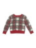 Charter Club Plaid Red Pullover Sweater Size 3T - photo 1