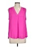 Vince Camuto 100% Polyester Pink Sleeveless Blouse Size L - photo 1