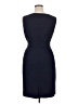 Talbots 100% Polyester Solid Blue Casual Dress Size 14 Petite - photo 2